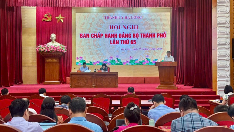 Hội nghị lần thứ 65, BCH Đảng bộ TP khóa XXV, nhiệm kỳ 2020 - 2025
