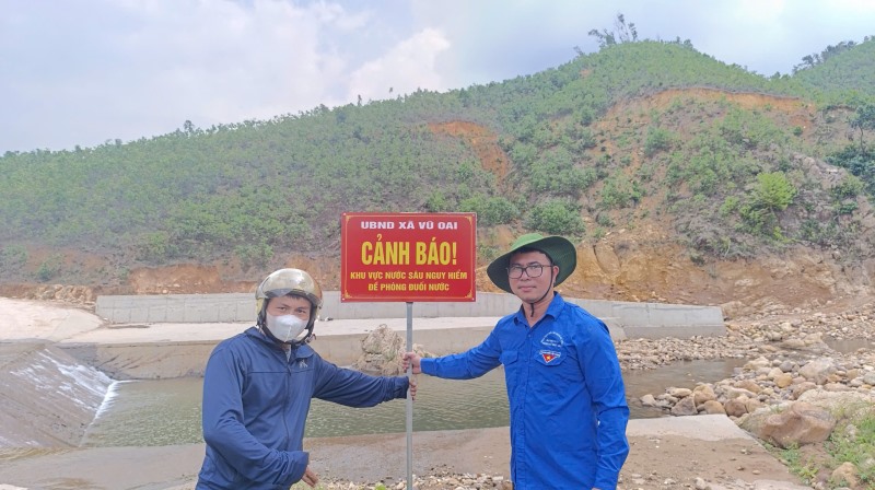 Xã Vũ Oai, tăng cường công tác phòng, chống tai nạn đuối nước cho trẻ em, nhân dân và du khách dịp hè năm 2025