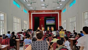 Xã Vũ Oai tổ chức Lễ phát động Tháng hành động vì trẻ em năm 2024