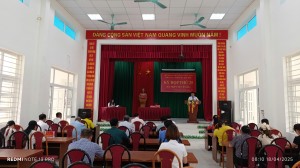 Khai mạc Kỳ họp thứ 25 HĐND xã Vũ Oai, khóa XX, nhiệm kỳ 2021-2026