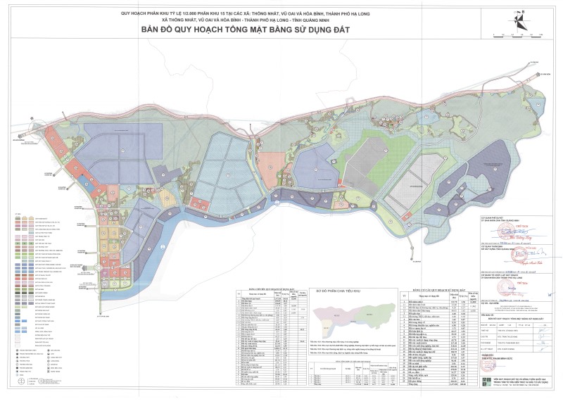 Công bố công khai Quy hoạch phân khu tỷ lệ 1/2.000 Phân khu 15 tại các xã: Thống Nhất, Vũ Oai và Hòa Bình, thành phố Hạ Long