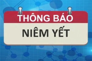 THÔNG BÁO CÔNG KHAI