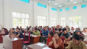 Sở Y tế Quảng Ninh, tuyên tryền chính sách an sinh xã hội cho người dân trên địa bàn xã Vũ Oai